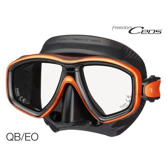 Tusa Ceos Mask Black Silicone Ex Display