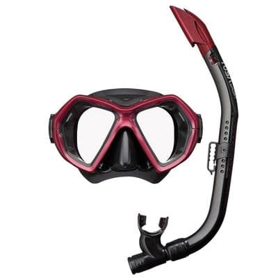 Tusa Sport X-Plore Mask & Snorkel Set RED