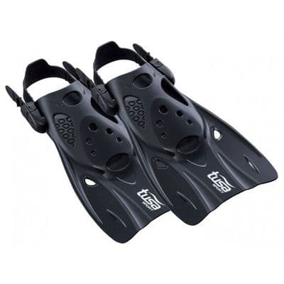 Tusa UF-0103 Short Snorkeling Fin BLACK