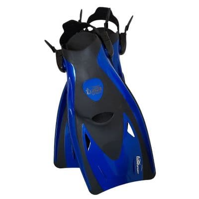 Tusa UF-21 Adjustable Snorkeling Fins Metallic Blue