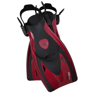 Tusa UF-21 Adjustable Snorkeling Fins Metallic Red
