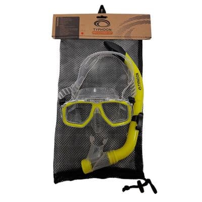 Typhoon JUNIOR Mask and Snorkel Set YELLOW