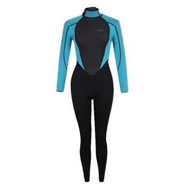Typhoon Ladies Storm2.8 Wetsuit Black/Aqua