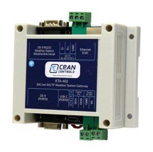 KTA-402 BACnet MS/TP Weather Station Gateway For Davis Weather Stations