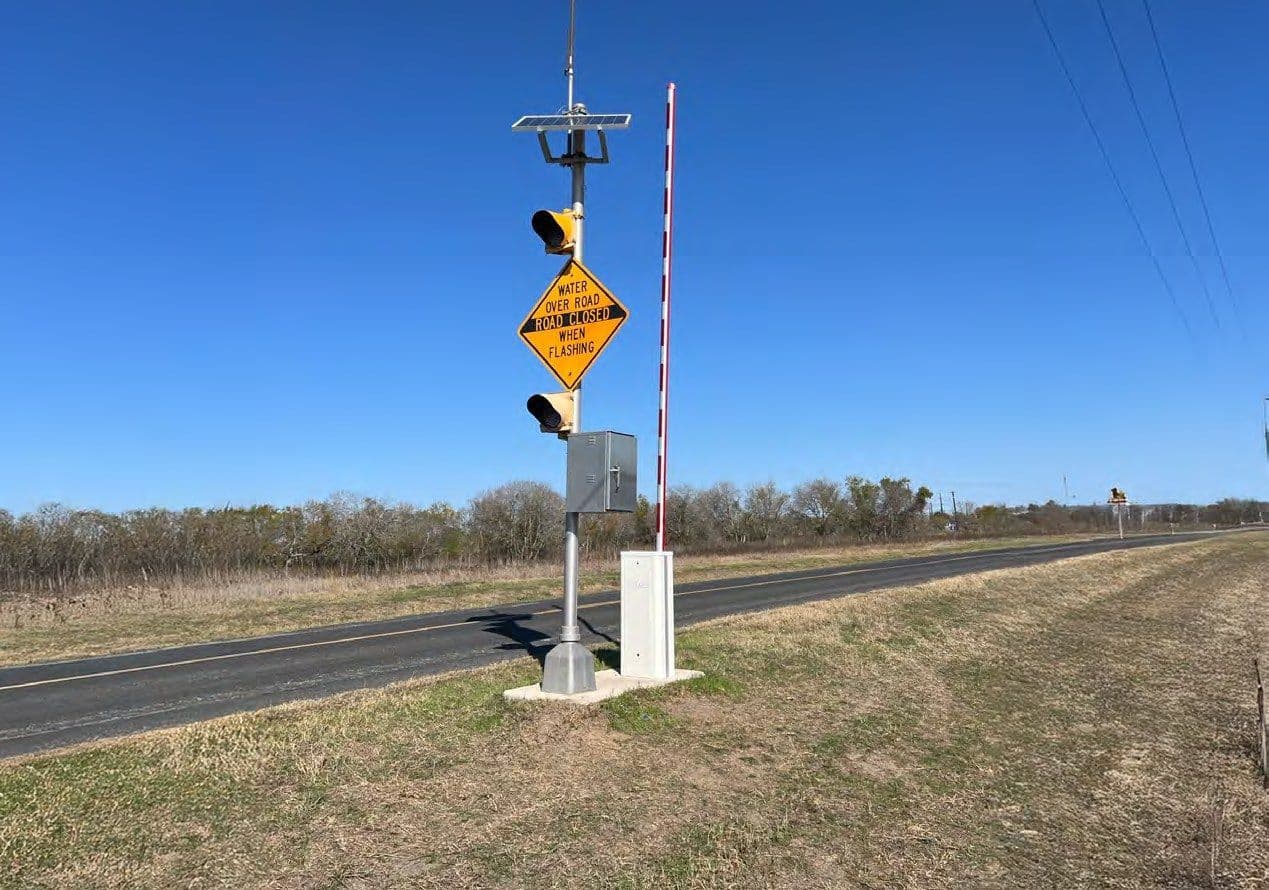 AEM Apex flood warning station