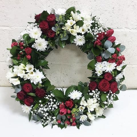 Cluster Funeral Wreath