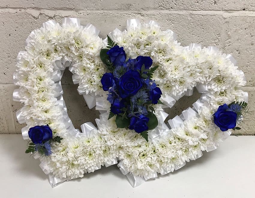 Double Heart by Paul J King Funeral Directors in Essex