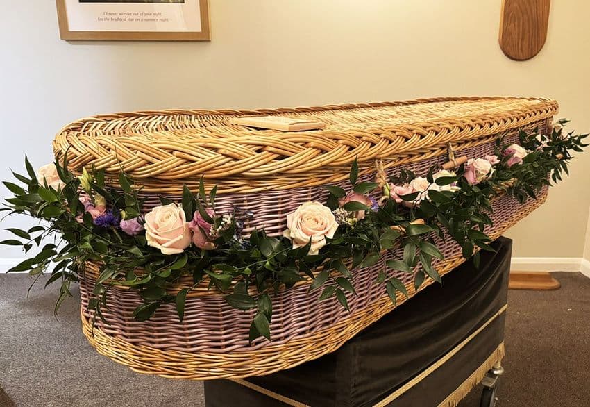 Elegant Coffin Garland