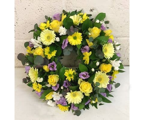Open Funeral Wreath