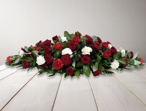 Red and White Spray