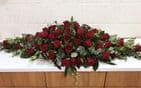 Red Rose Coffin Spray by Paul J King Flowers Maldon