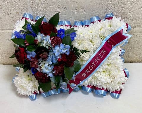 Team Colours Funeral Pillow