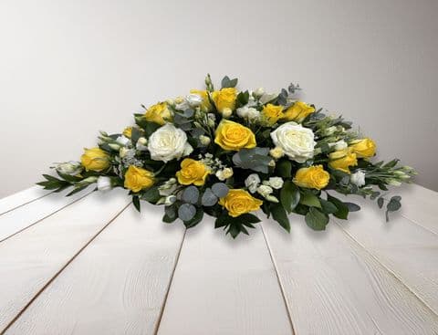 Yellow & White Double Ended Spray