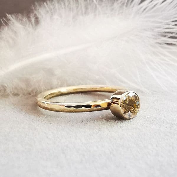 5mm Diamond Memorial Ash Ring