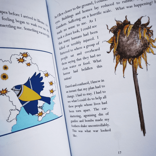 A look inside Blue Tit's Visit To Ukraine