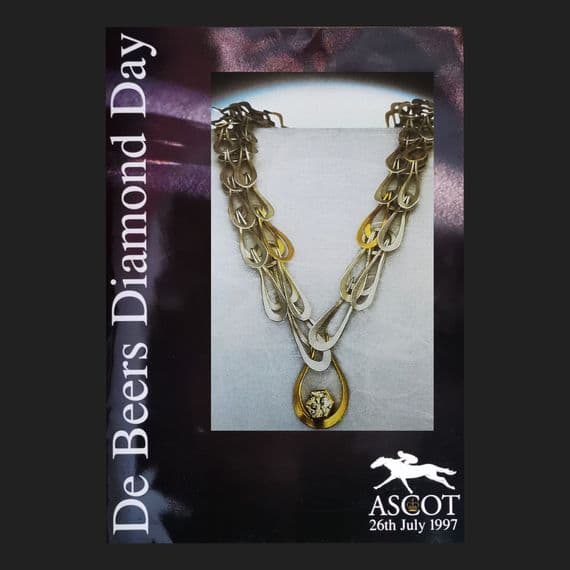 Designed and Made The Trophy For The Ladies Race Ascot. Commissioned by De Beers