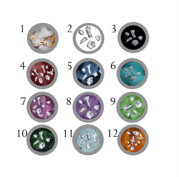 Unisex Memorial Rectangular Bead Bracelet - Ash Hair Clothes