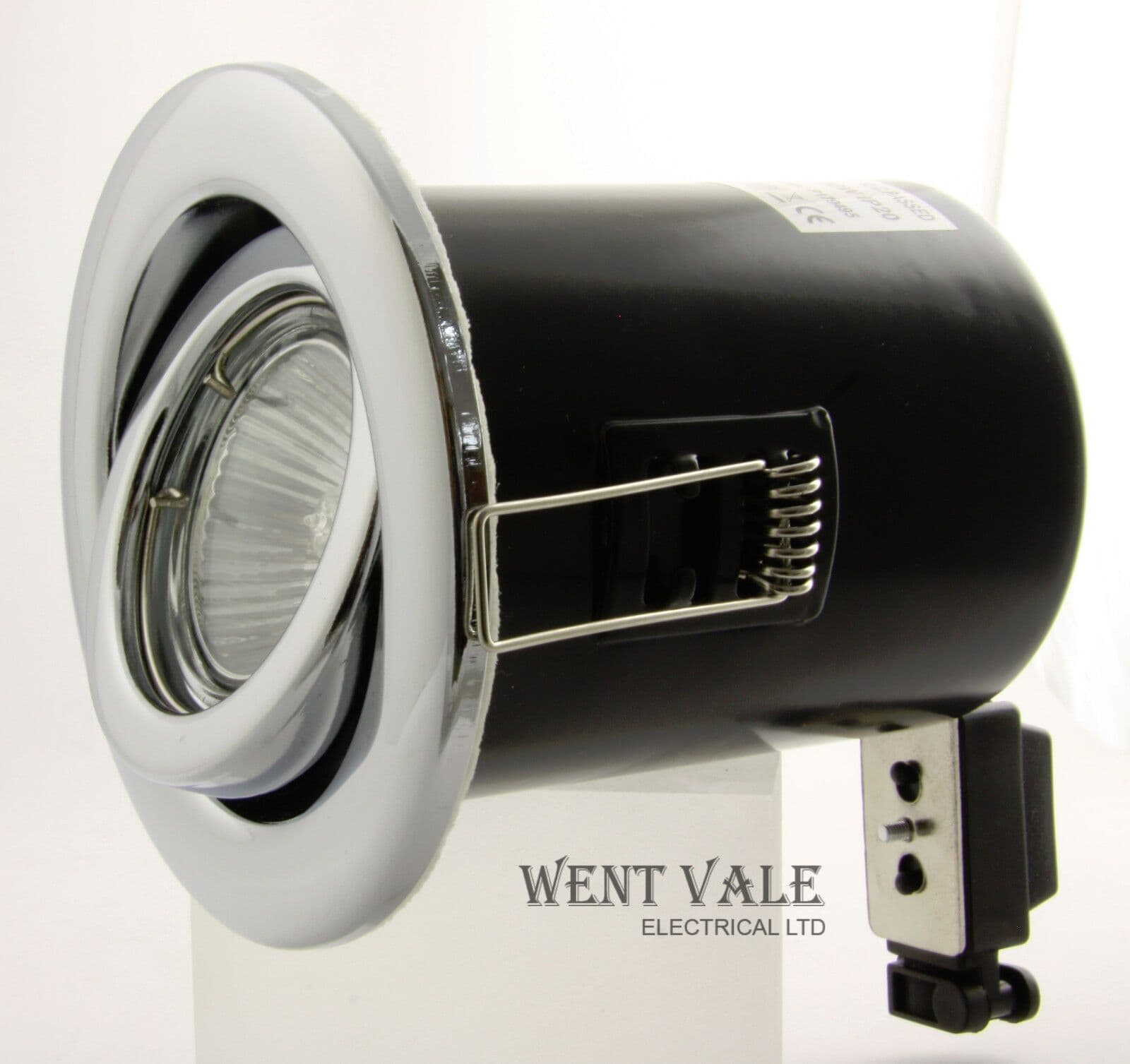 4 x Greenbrook P/Chrome 95 Minute Low Voltage Fire Rated Downlight With ...