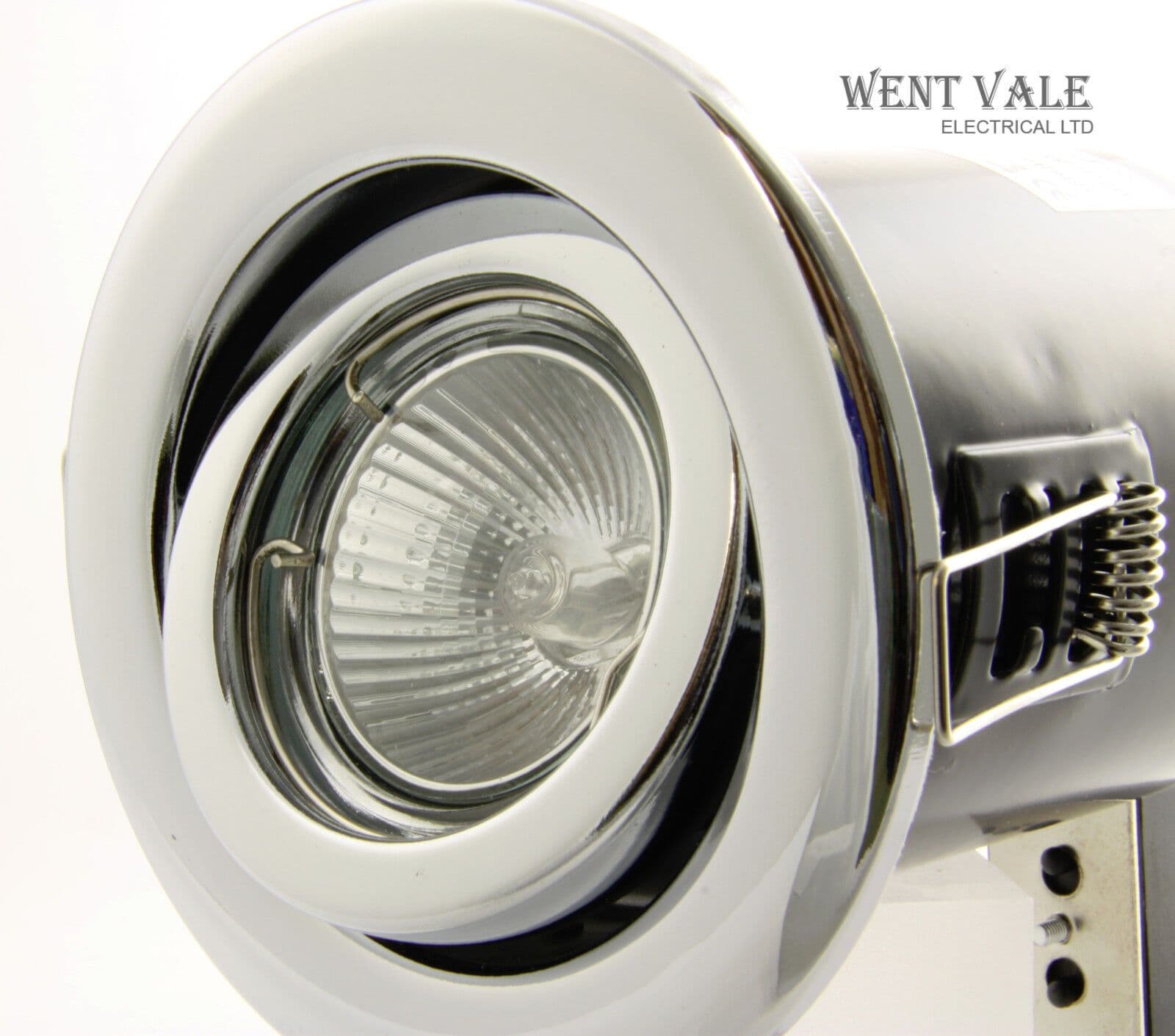 4 x Greenbrook P/Chrome 95 Minute Low Voltage Fire Rated Downlight With ...