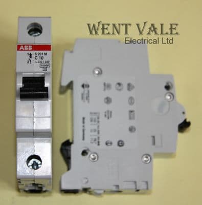 ABB System Pro M 200 Series  - S201M  - 10a Type C Single Pole MCB New