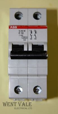 ABB System Pro M 200 Series - S202 M  - 10a Type C Double Pole MCB New