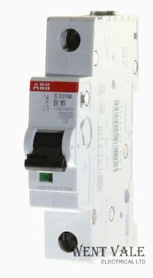 ABB System Pro M Compact  200 Series - S201M  - 16a Type B Single Pole MCB New