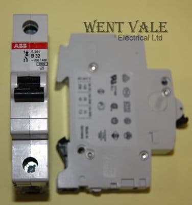 ABB System Pro M Compact  200 Series - S251M  - 32a Type B Single Pole MCB Used