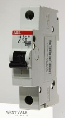 ABB System Pro M - S201M  - 32a Type C Single Pole MCB New