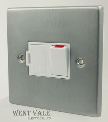 Acel Decorative - AC1209 - 13A Matt Chrome Switched Fused Connection Unit