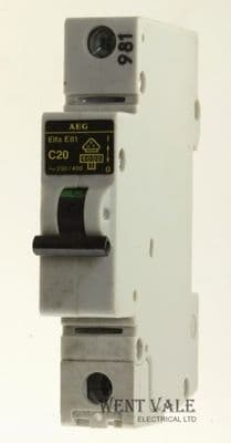 AEG Elfa E81/C120 - 20a Type C Single Pole MCB Unused