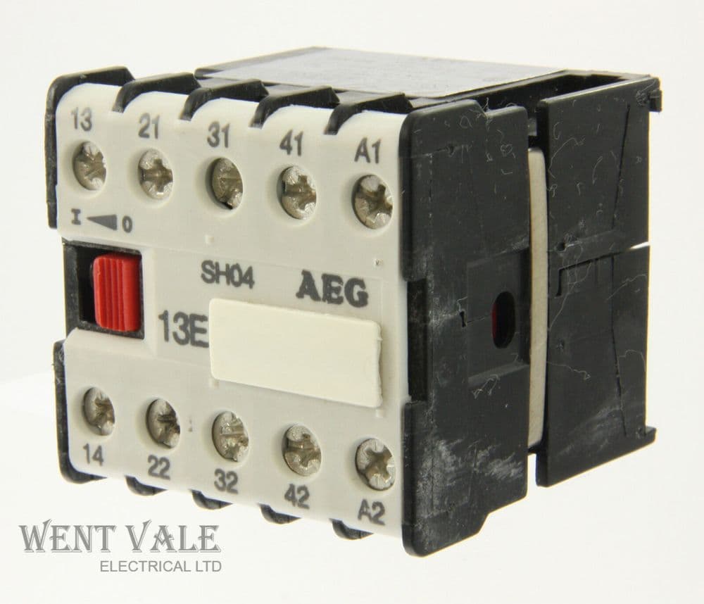 AEG SH04 13E - 910-302-182-81 - 16a 4 Pole Mini Control Relay 240vac ...