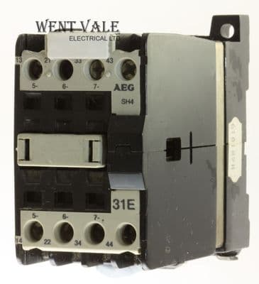 AEG SH4 31E - 910-302-719-00 - 20a  Four Pole Control Relay with 24vdc Coil
