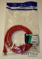 Alto - AL2088 5 Meters Red UTP Snag-less Network Patch Cable Cat 5e RJ45-RJ45
