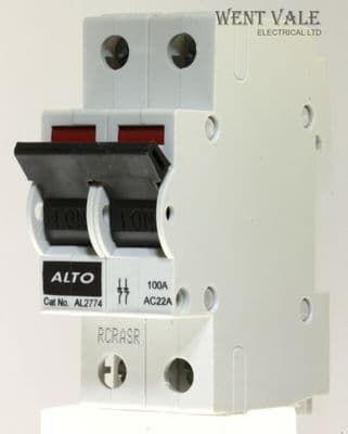 Alto - AL2774 - 100a Double Pole Switch Disconnector Unused in Box