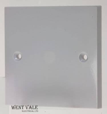 Alto White Moulded - AL0640 - 1 Gang White Moulded Square Edge Blank Plate
