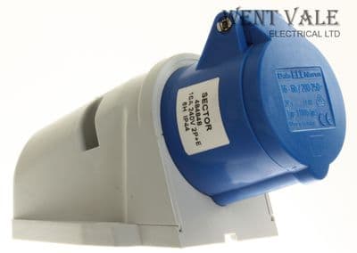 Bals/Sector CEENorm - 11895/484848 - 16a 240v IP44 Angled Surface Mounted Socket