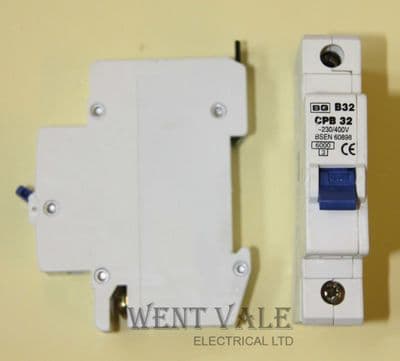 BG British General - CPB32 - 32a Type B Single Pole MCB Used