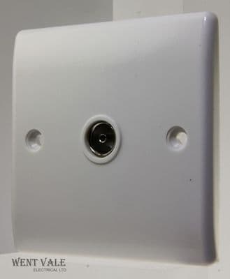 BG Nexus - 860-01 - Single Non-isolated Co-Axial Socket Outlet New