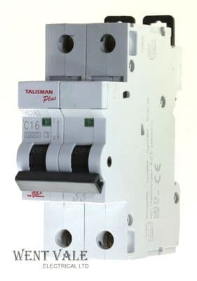Bill Talisman Plus - THC162 - 16a Type C Double Pole MCB Used