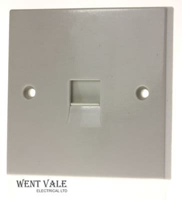 British General 9BTMI/1-01 White Moulded Single Master Telephone Socket IDC New