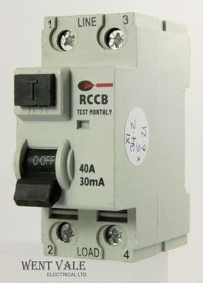 CGD 40/30/2 - 40a 30mA Double Pole RCCB Used