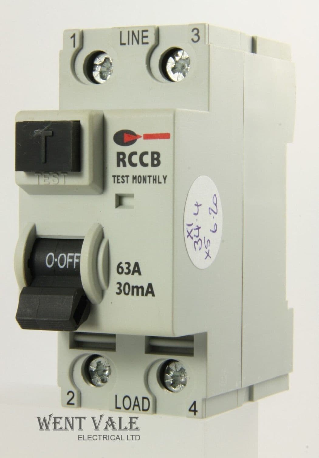 CGD 63/30/2 - 63a 30mA Double Pole RCCB Used