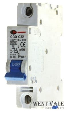 CGD - CGD/1C32 - 32a Type C Single Pole MCB Used