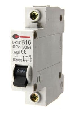 CGD - DZ47-B16 - 16a Type B Single Pole MCB Used