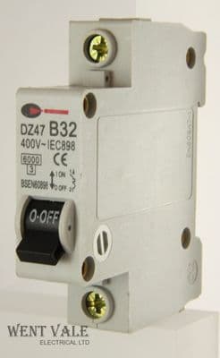 CGD - DZ47-B32 - 32a Type B Single Pole MCB Used