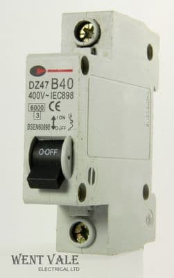 CGD DZ47-B40 - 40a Type B Single Pole MCB Used
