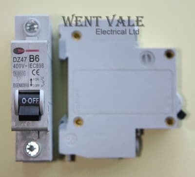 CGD DZ47-B6 - 6a Type B Single Pole MCB Used