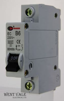 CGD EC-1B06 - 6a Type B Single Pole MCB Unused