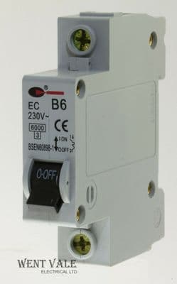 CGD EC-1B06 - 6a Type B Single Pole MCB Used