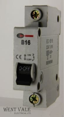 CGD EC-1B16 - 16a Type B Single Pole MCB Used